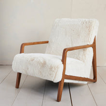Load image into Gallery viewer, Faux Fur Upholstered Chair

