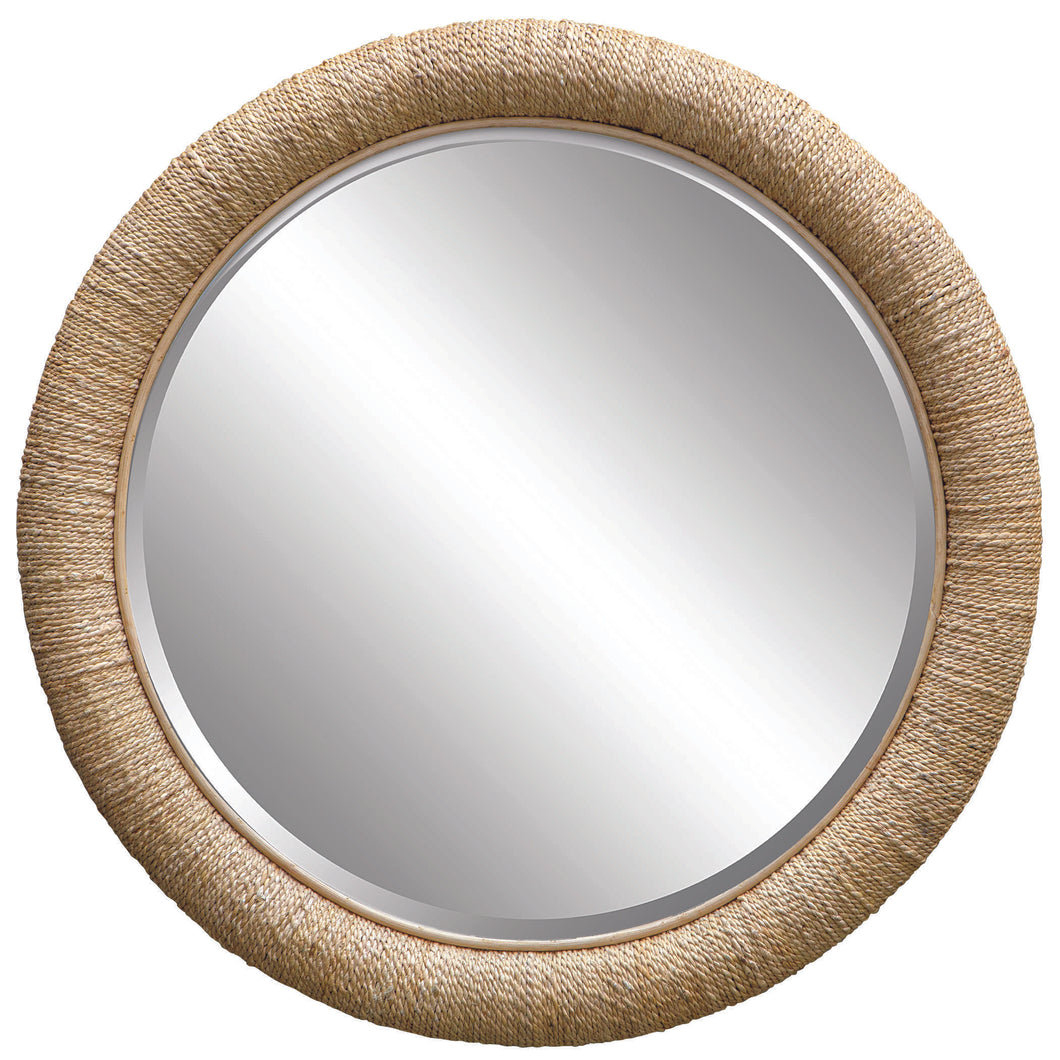 Mariner Round Mirror - Natural