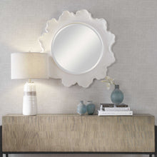 Load image into Gallery viewer, Sea Coral Round Mirror - White
