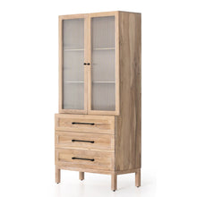 Load image into Gallery viewer, Berkman Cabinet - White Wash Acacia
