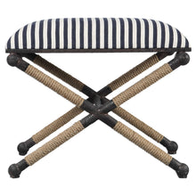 Load image into Gallery viewer, Braddock Small Bench - Striped
