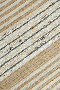 Pego Stripe Multi Rug - Natural