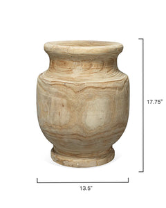 Laguna Wood Vase