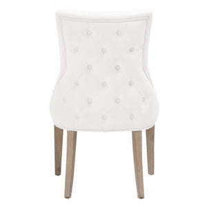 Avenue Dining Chair - Pearl/Natural Gray Oak