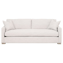 Load image into Gallery viewer, Clara - 86&quot; Stone Basketweave Slim Arm Sofa
