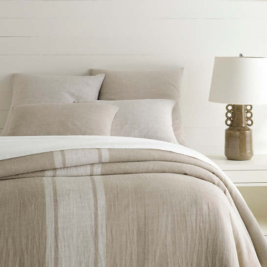 Maxwell Linen Natural Duvet by Pine Cone Hill