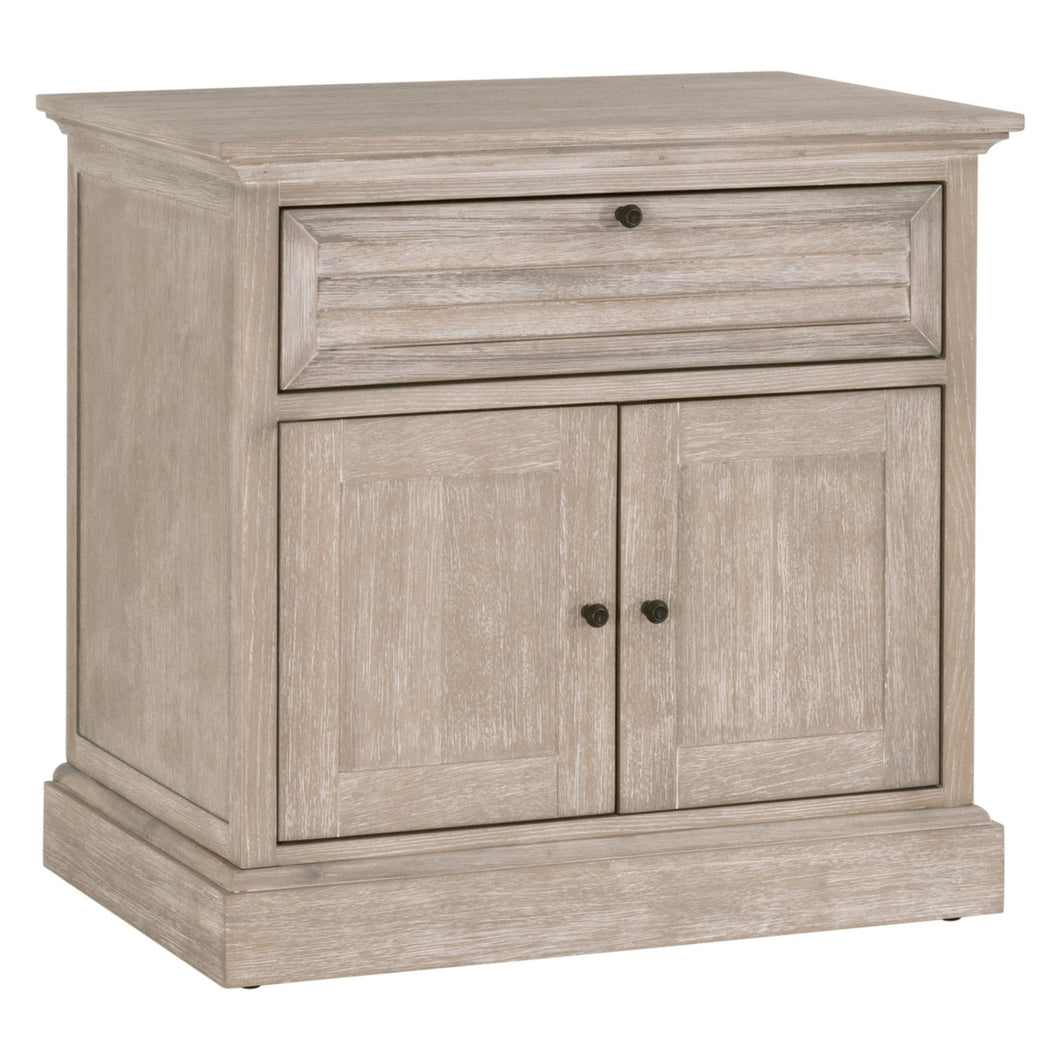 Eden 1 Drawer 2 Door Nightstand