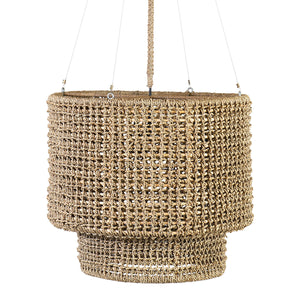 Sultan 24" Woven Chandelier - Natural