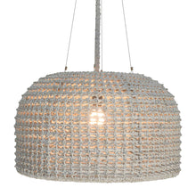Load image into Gallery viewer, Delphine 24&quot; Woven Chandelier - White
