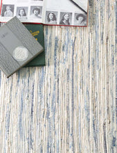 Load image into Gallery viewer, Denim Woven Cotton Rug
