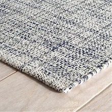 Load image into Gallery viewer, Marled Woven Cotton Rug - Indigo
