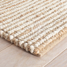 Load image into Gallery viewer, Twiggy Natural Woven Wool/Jute Rug
