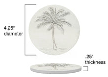 Load image into Gallery viewer, White Palm Tree Coaster
